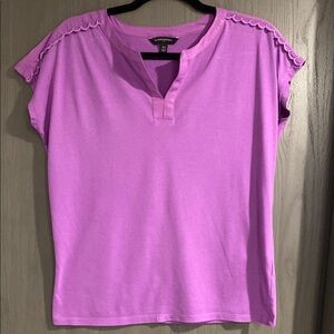 Banana Republic Purple Short Sleeve Top